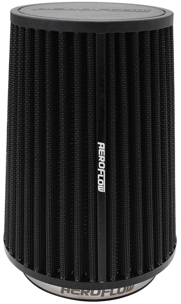 Aeroflow Universal 4" (102mm) Clamp-On Polyurethane Tapered Pod Filter 7" (177mm) High x 5-1/2" (139mm) Base O.D x 4-39/64" (117mm) AF2711-2590Top O.D - Prolink Performance