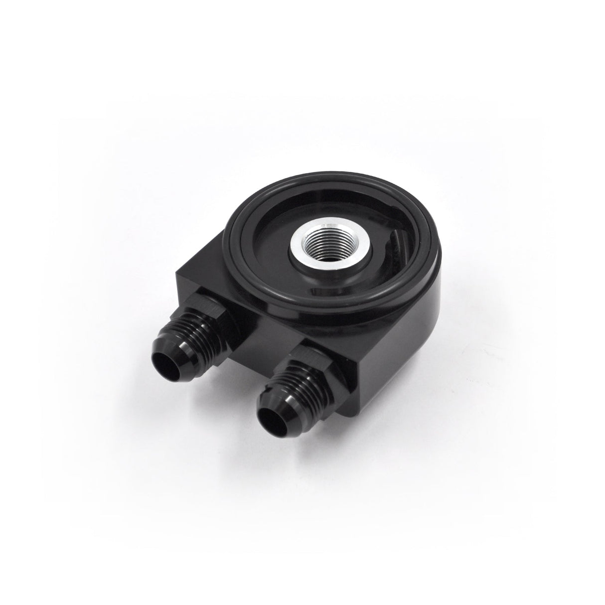 Oil Filter Relocation & Cooling Kit Low Profile Block Adaptor Version with Aeroflow Oil Cooler