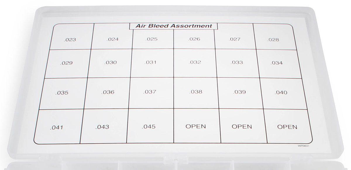 Holley Air Bleed Assortment Kit (HO36-240) - Prolink Performance