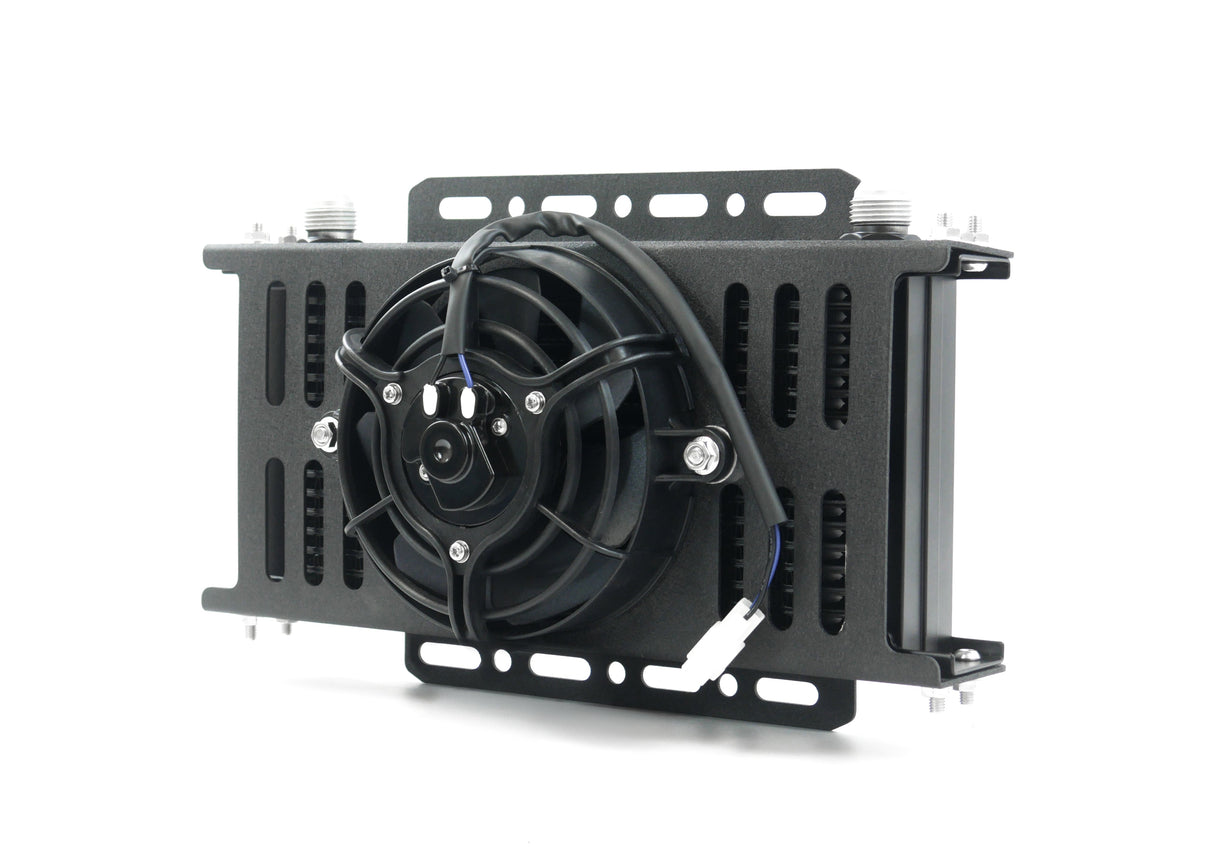 Universal Oil Cooler with Fan Shroud Kit - 19 Row