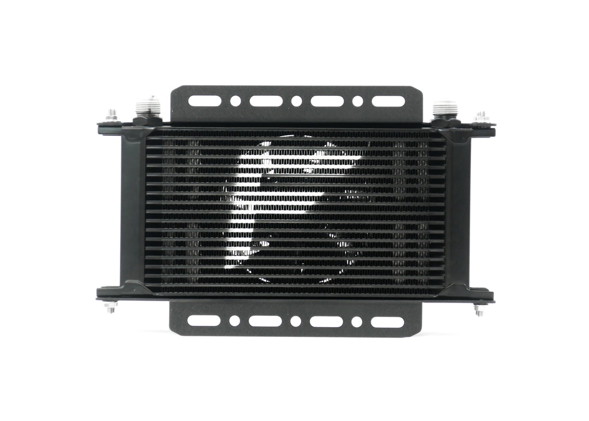 Universal Oil Cooler with Fan Shroud Kit - 19 Row
