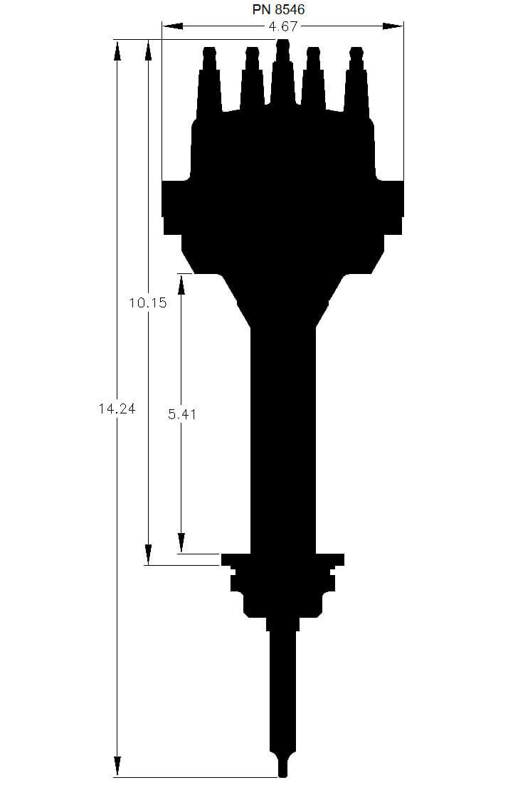 MSD Pro-Billet Distributor MSD8546 - Prolink Performance