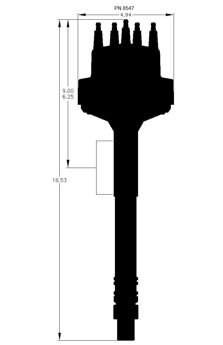 MSD Pro-Billet Distributor MSD8547 - Prolink Performance