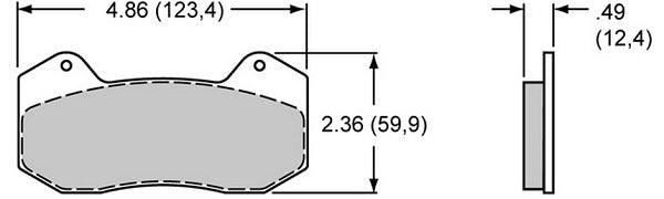 Wilwood Smart Pad Brake Set with BP-10 Compound WB150-10006K - Prolink Performance