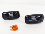 Smoke Black Side Indicator blinker fender light for 99-02 Nissan Silvia S15 200SX Spec R
