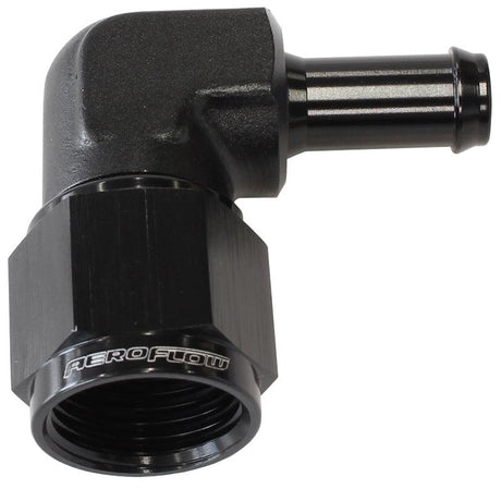 Aeroflow 90° Hose Barb 5/16" to -6AN AF413-06-05BLK - Prolink Performance