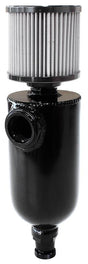 Aeroflow Universal Breather Tank - Black With Single -12 ORB Port & Stainless Steel Breather AF77-1028BLK - Prolink Performance