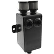 Aeroflow 1L Universal Dual Breather/Catch Can Tank -Black AF77-2020BLK - Prolink Performance