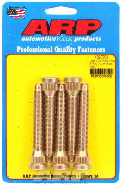 ARP Competition Wheel Studs (Late GM Disc Brake & Early Drum Brake) AR100-7702 - Prolink Performance