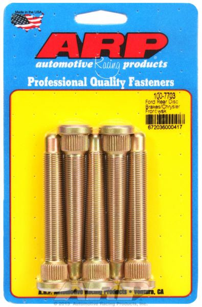 ARP Competition Wheel Studs (Ford Rear Disc Brakes / Chrysler Front) AR100-7703 - Prolink Performance