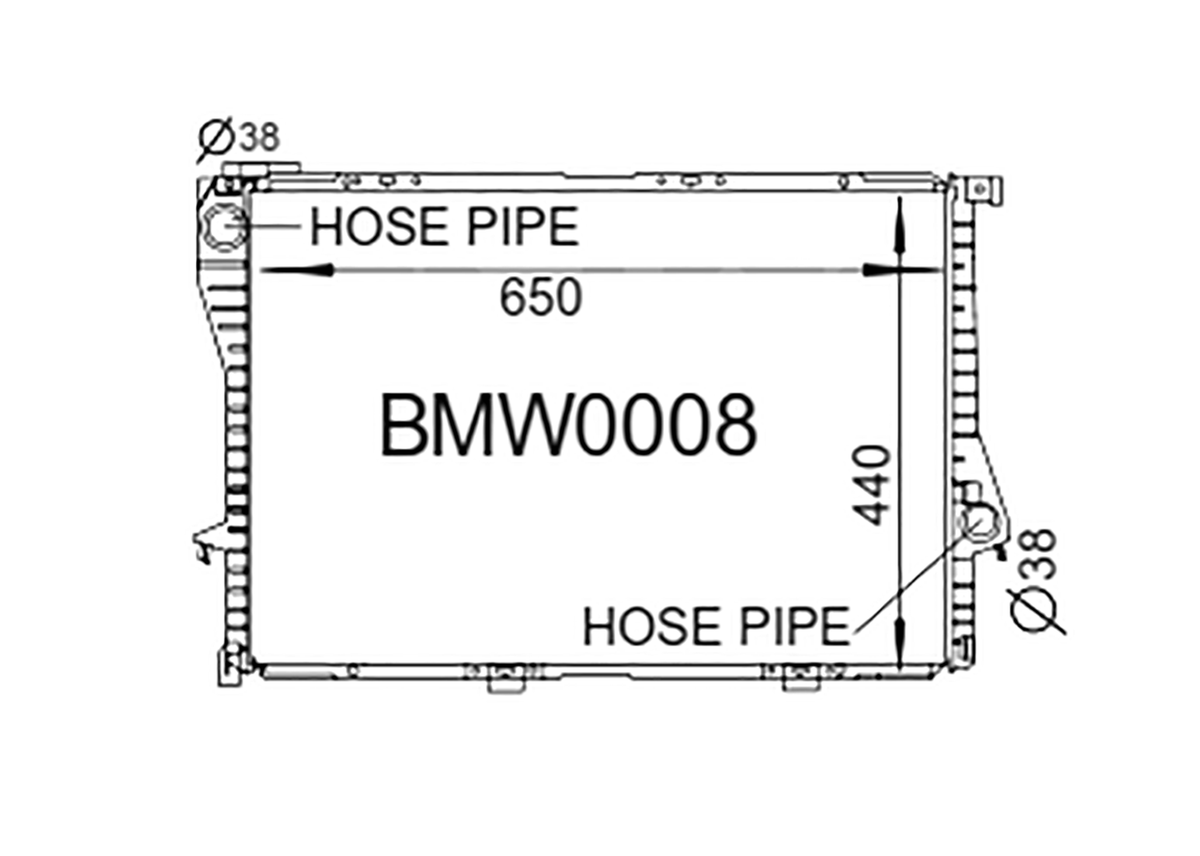 BMW 5 Series E39, 7 Series E38 & Z8 E52 1998-2003 [Clip-on]