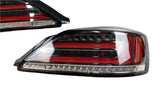 Black Fiber Sequential LED Taillights for 99-02 Nissan Silvia 200SX S15 Spec R tail lights