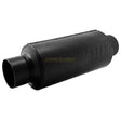 Hushpower Street Pro Series Muffler Round, 3" Inlet/Outlet - Prolink Performance
