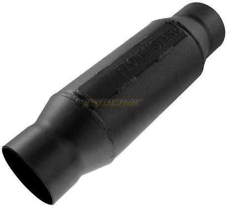 Flowmaster Outlaw Race Short Muffler - Round, 3" Inlet/Outlet - Prolink Performance