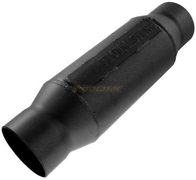 Flowmaster Outlaw Race Short Muffler - Round, 3" Inlet/Outlet - Prolink Performance