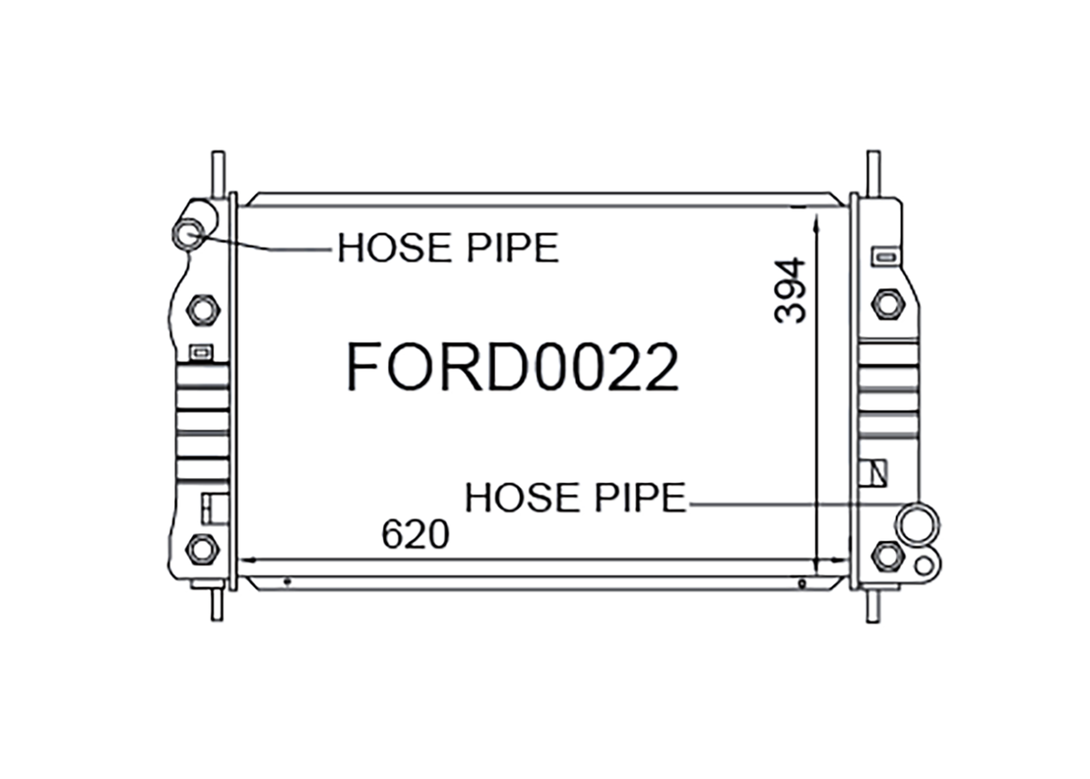 Ford Mondeo FD & GD Petrol 1992-2000 [Twin Cooler]