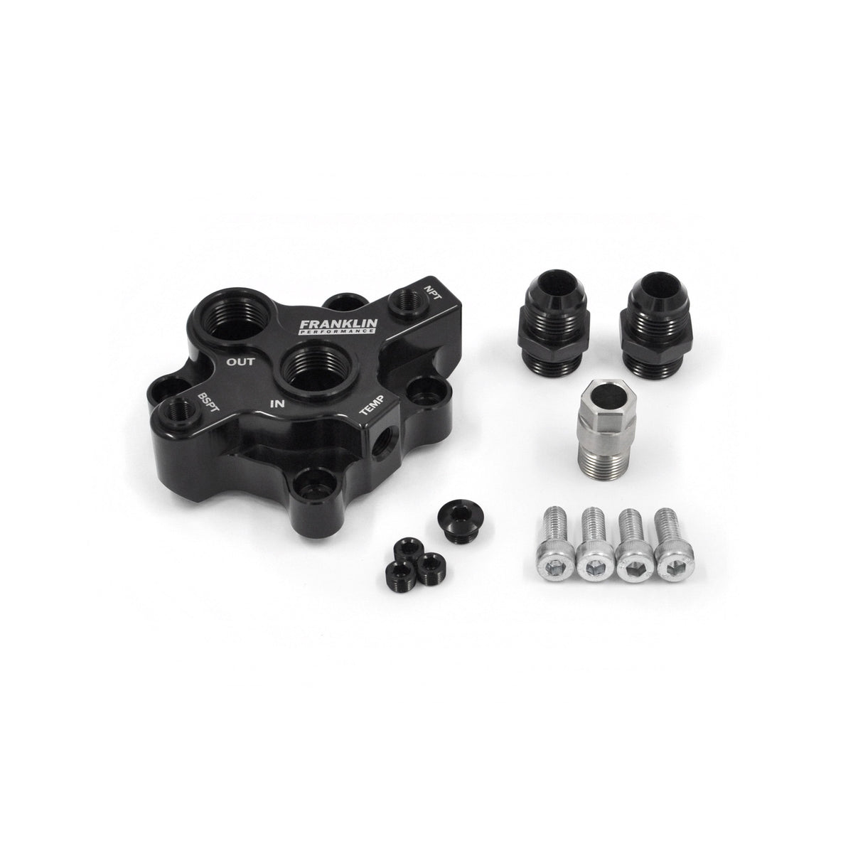 Oil Filter Relocation & Cooling Kit ‚ Nissan RB Bolt-On Version with Aeroflow Oil Cooler