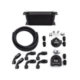 Oil Filter Relocation & Cooling Kit Low Profile Block Adaptor Version with Aeroflow Oil Cooler