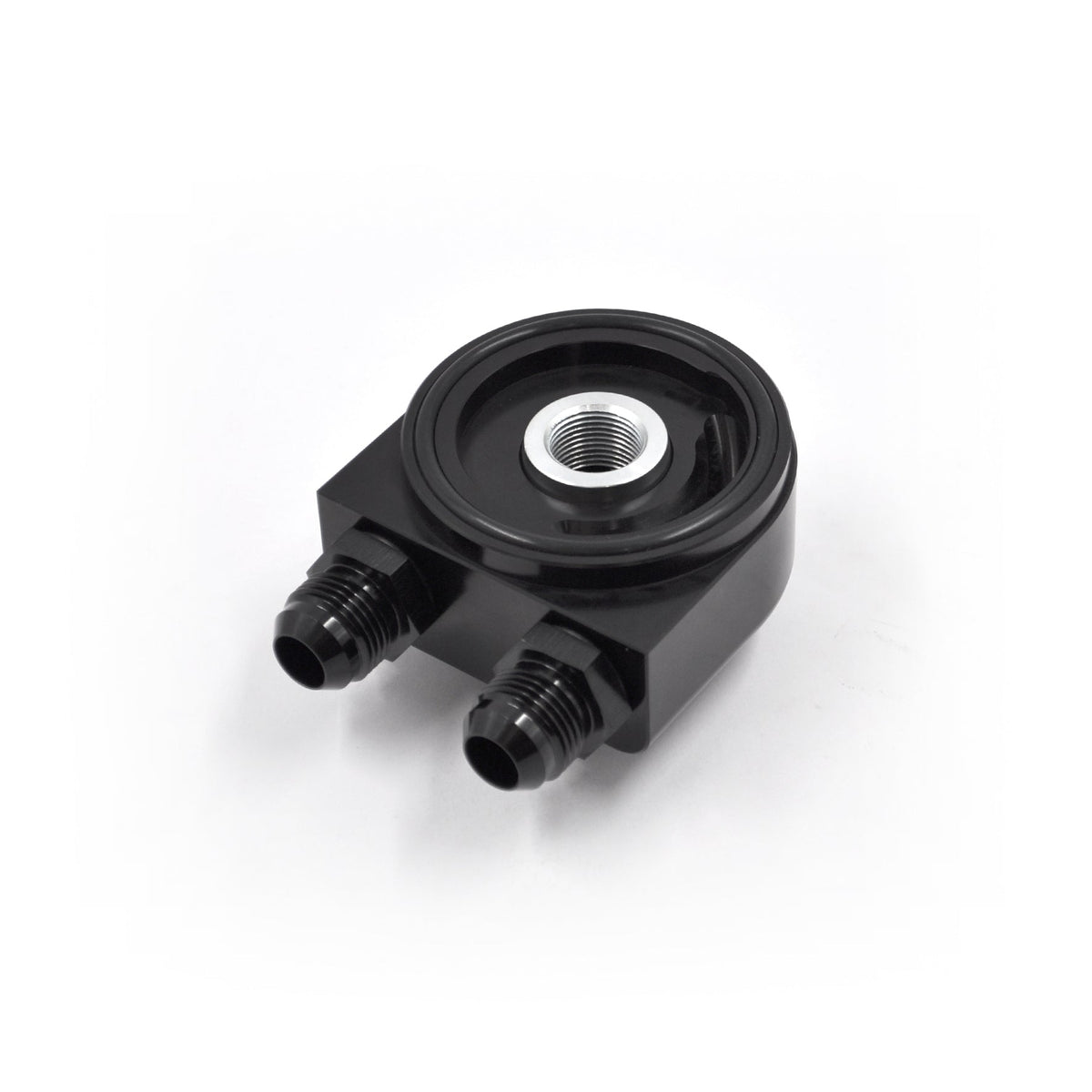 Oil Filter Relocation & Cooling Kit Low Profile Block Adaptor Version with Aeroflow Oil Cooler