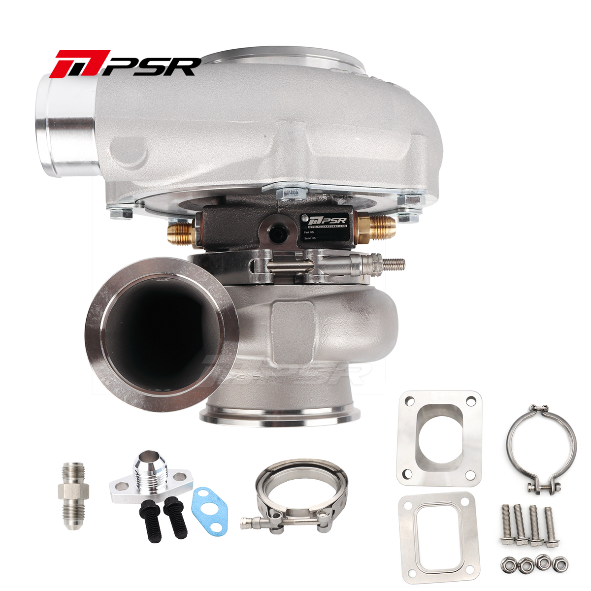 PSR Forward Rotation 5455G 4" Dual Ball Bearing Turbocharger HP Rating 660