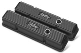 Holley Vintage Series Fined Valve Covers (HO241-242) - Prolink Performance