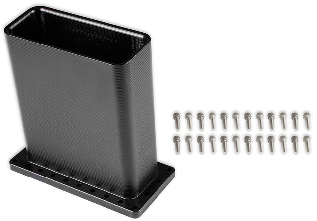 Holley LS Ultra Lo-Ram Billet Burst Panel Duct, Black (HO300-608BK) - Prolink Performance