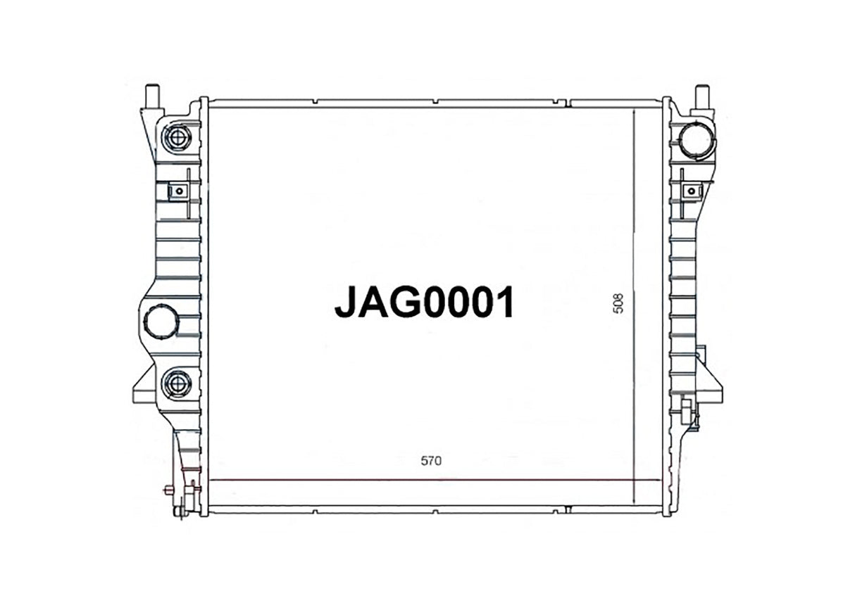 Jaguar S-Type / XF [X250] / XJ [X350] 2000-2015 [Narrow]