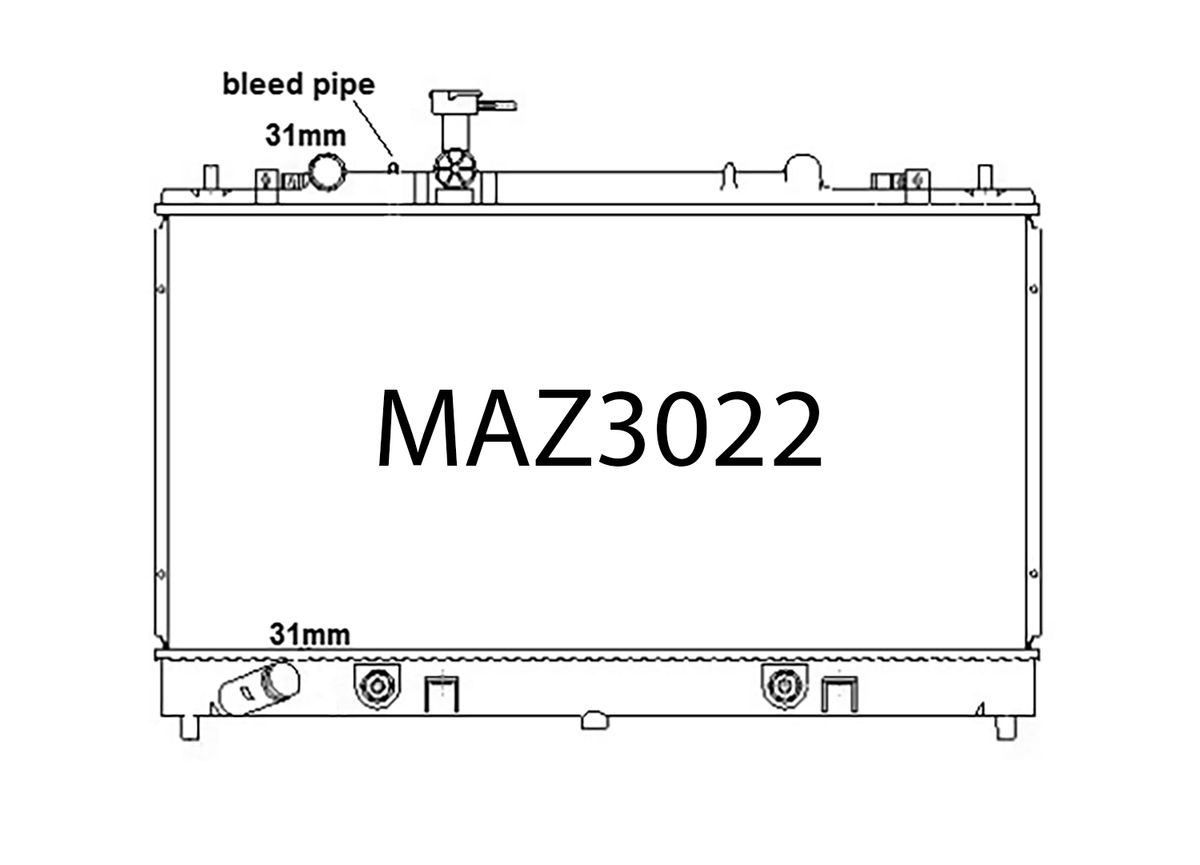 Mazda 6 / Atenza [GG] 4Cyl Petrol 2002-2011 [With Bleed Pipe]