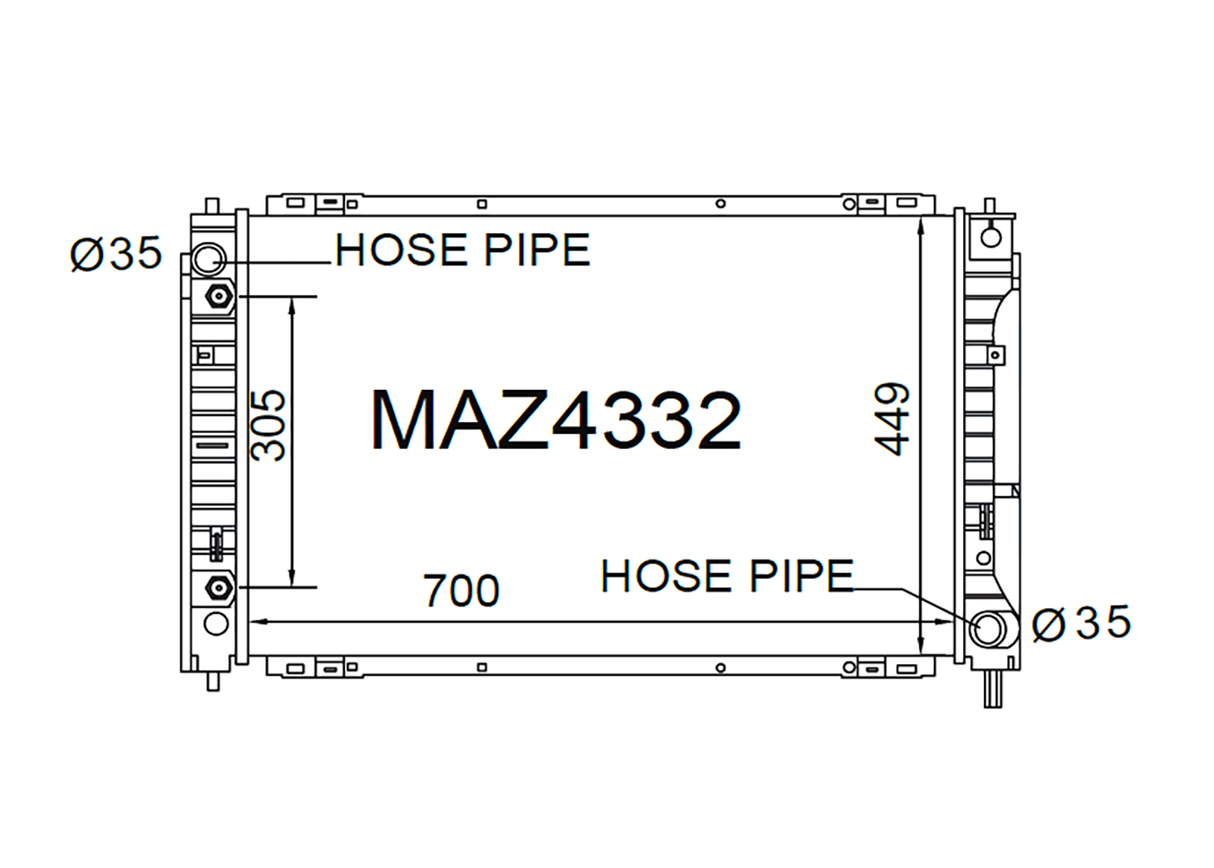 Mazda Tribute EP 2.0L 4cyl 2001-2006