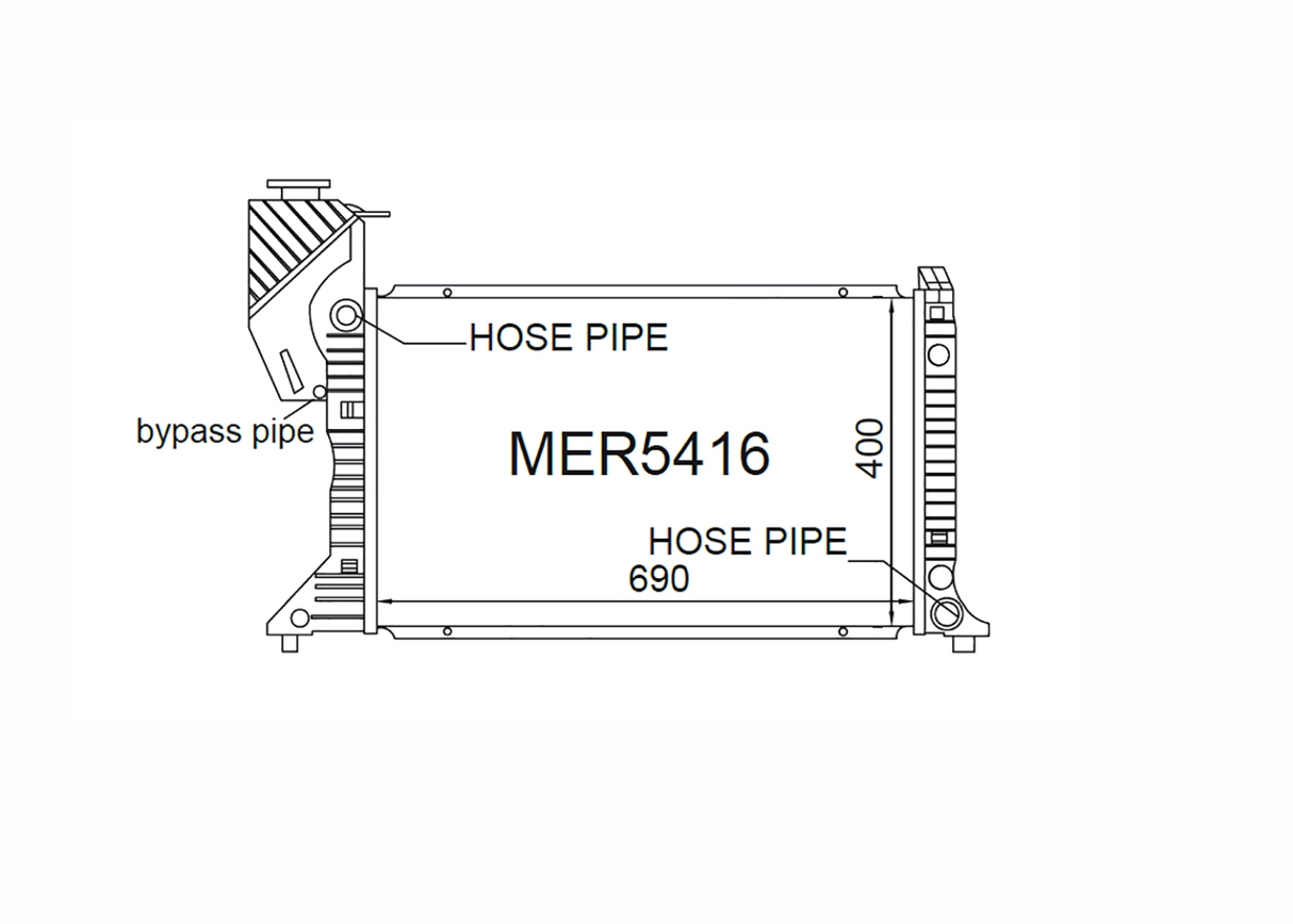 Mercedes Sprinter W901 Diesel 2000-2006 [With Pipe]