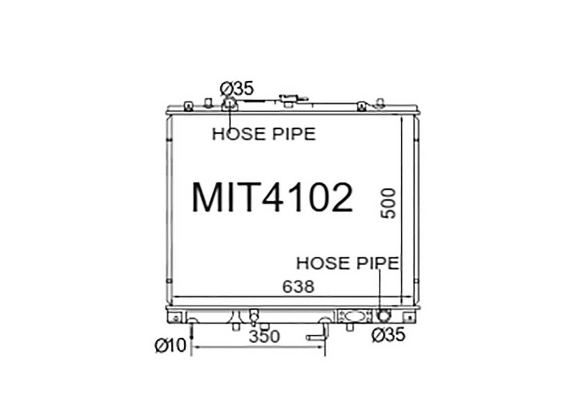 Mitsubishi Challenger 2.8L Diesel 1998-2008 [Straight Pipe]