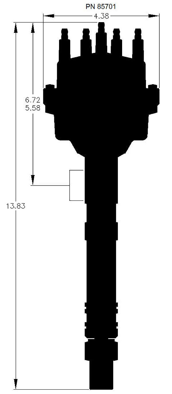 MSD Pro Billet Small Diameter Distributor MSD85701 - Prolink Performance