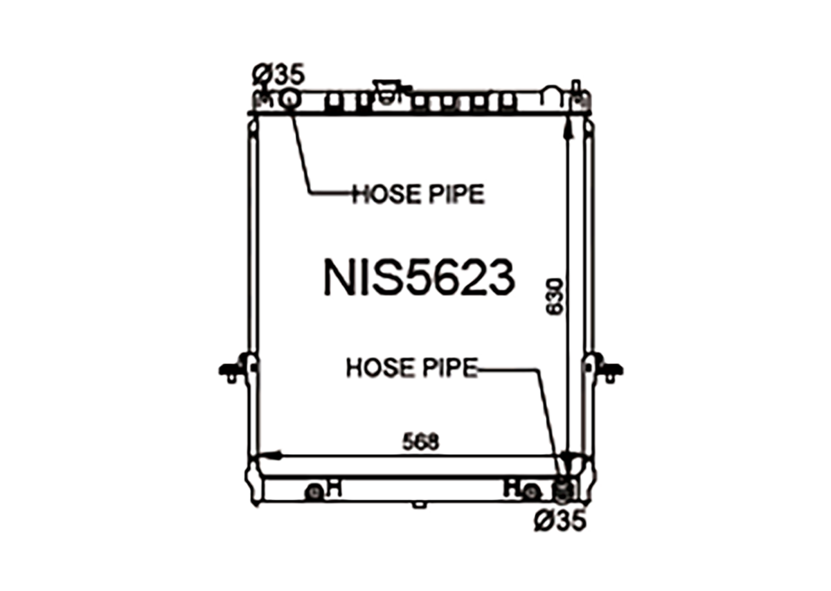 Nissan Patrol / Safari GU Y61 4.8L Petrol 2002-2016 [No Bleed Pipe]