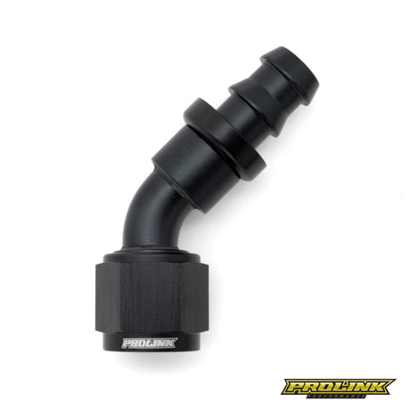 45 degree push lock hose end 