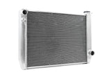 Universal Stock Car Radiator - Top Outlet Pipe Left / Bottom Outlet Pipe Right [Fabricated Tank]