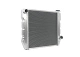Universal Stock Car Radiator - Top Outlet Pipe Left / Bottom Outlet Pipe Right [Pressed Tank]