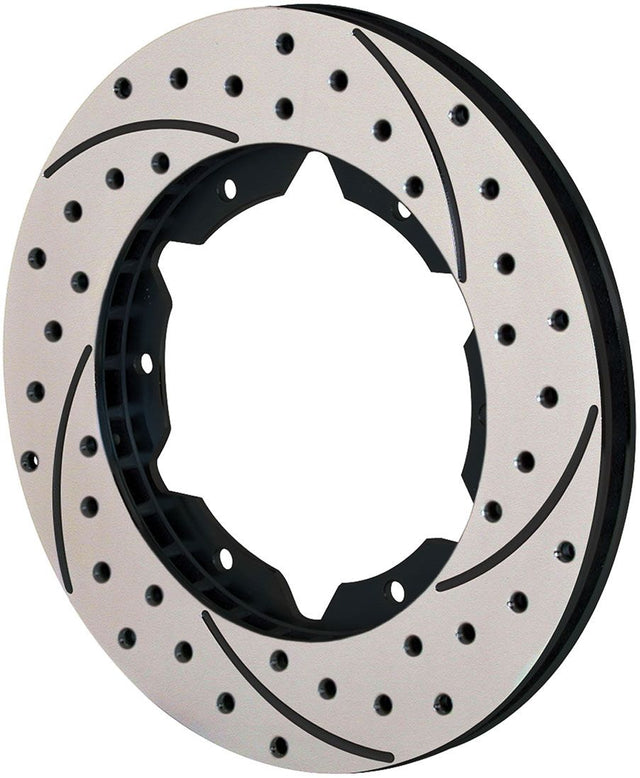 Wilwood SRP Drilled Performance Rotor Black L/H- 30 Vanes WB160-7100-BK - Prolink Performance