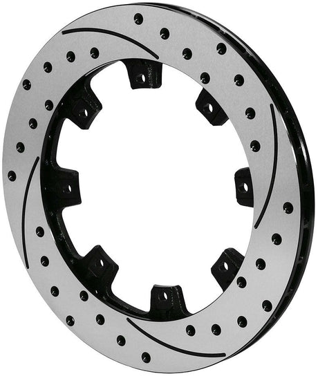 Wilwood 8 Bolt SRP Drilled & Slotted Performance Rotor ( l/H) 32 Vanes Black WB160-7102- - Prolink Performance