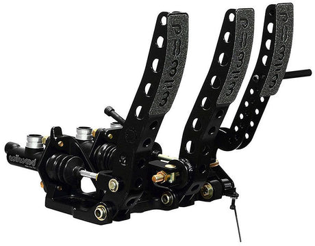 Wilwood 3 Pedal Floor Mount Assembly with Throttle WB340-12411 - Prolink Performance