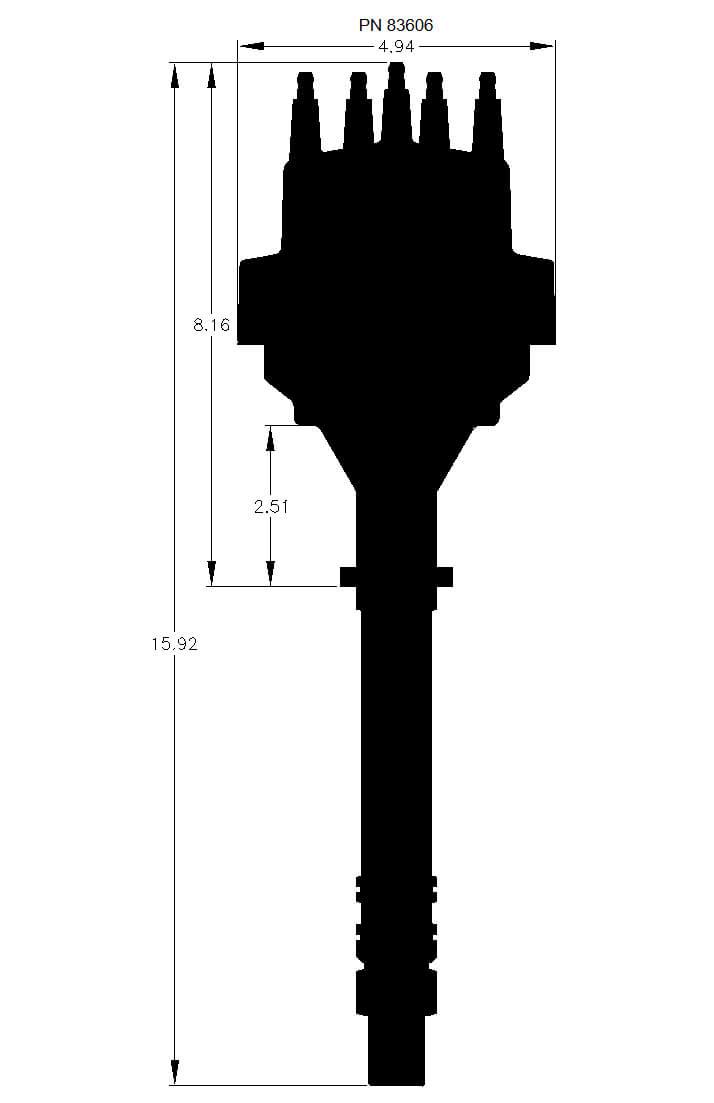 MSD Marine Pro-Billet Ready-To-Run Distributor MSD83606 - Prolink Performance