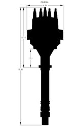 MSD Digital E-Curve Pro Billet Distributor MSD8394 - Prolink Performance