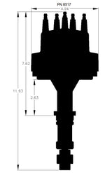 MSD Pro Billet Distributor MSD8517 - Prolink Performance