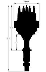 MSD Pro-Billet Ready-To-Run Distributor MSD8528 - Prolink Performance