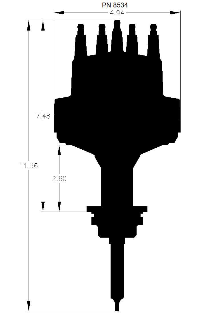 MSD Billet Distributor MSD8534 - Prolink Performance