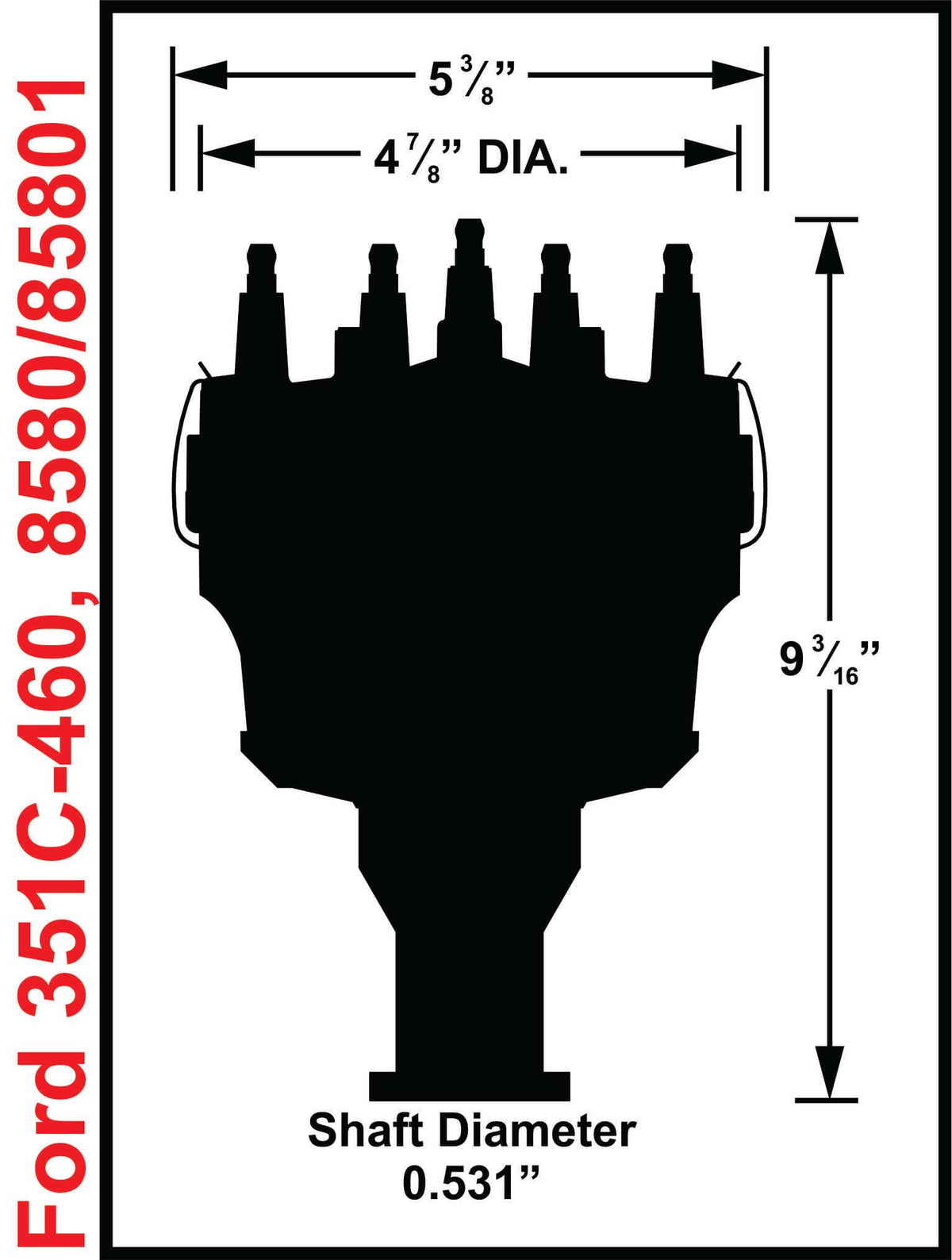 MSD Billet Distributor MSD8580 - Prolink Performance