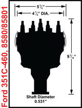 MSD Billet Distributor MSD8580 - Prolink Performance