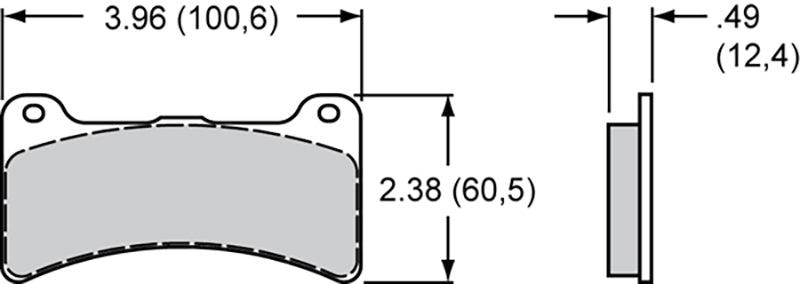 Wilwood Smart Pad Brake Set with BP-10 Compound WB150-11363K - Prolink Performance