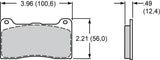 Wilwood Smart Pad Brake Pad Set with BP-10 Compound WB150-9136K - Prolink Performance