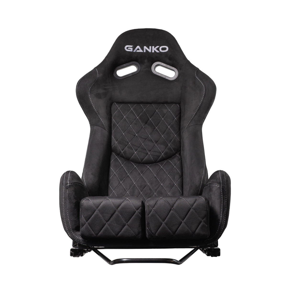 GANKO JP Seats Silver Diamond Stitching GANKO JP - RECLINABLE SEAT - GLITTER SILVER SR