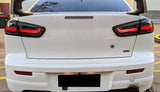 Smoke LED Dynamic Tail lights for 07-18 Mitsubishi Lancer CJ EVO X VRX taillights